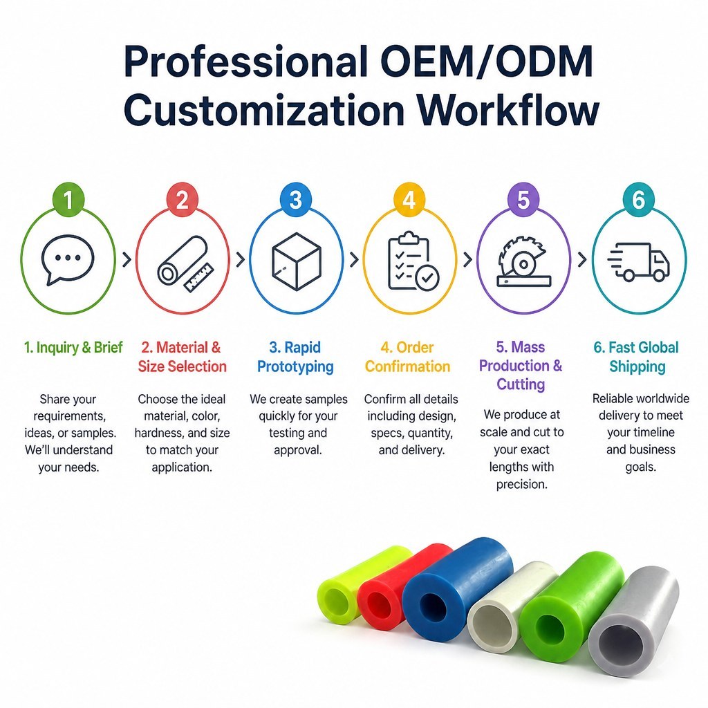 Multi-Color Flexible Silicone Hoses - Custom Rubber Tubing OEM/ODM product image 8