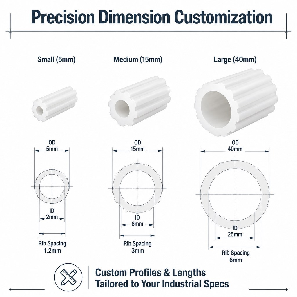 Custom Silicone Rubber Hose - Flexible Rubber Tubing for Industrial Sealing OEM/ODM product image 4