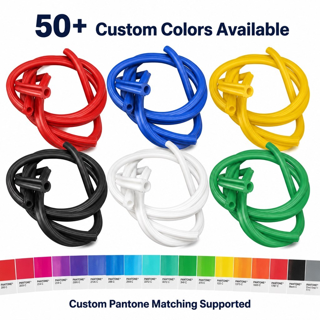 Custom Silicone Rubber Hose - Flexible Rubber Tubing for Industrial Sealing OEM/ODM product image 6