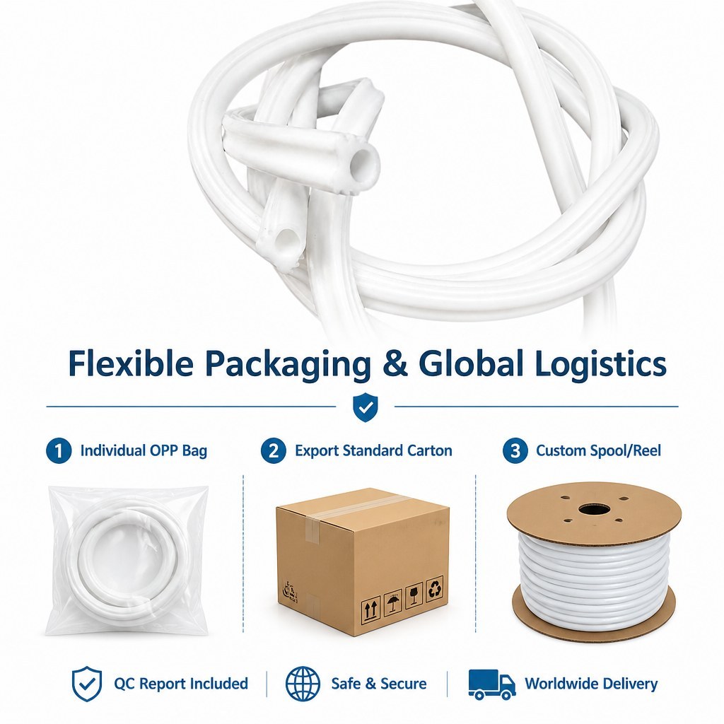 Custom Silicone Rubber Hose - Flexible Rubber Tubing for Industrial Sealing OEM/ODM product image 7
