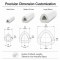 White Flexible Rubber Hose - Custom Silicone Tubing for Fluid Transfer