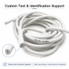 White Flexible Rubber Hose - Custom Silicone Tubing for Fluid Transfer