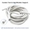 White Flexible Rubber Hose - Custom Silicone Tubing for Fluid Transfer