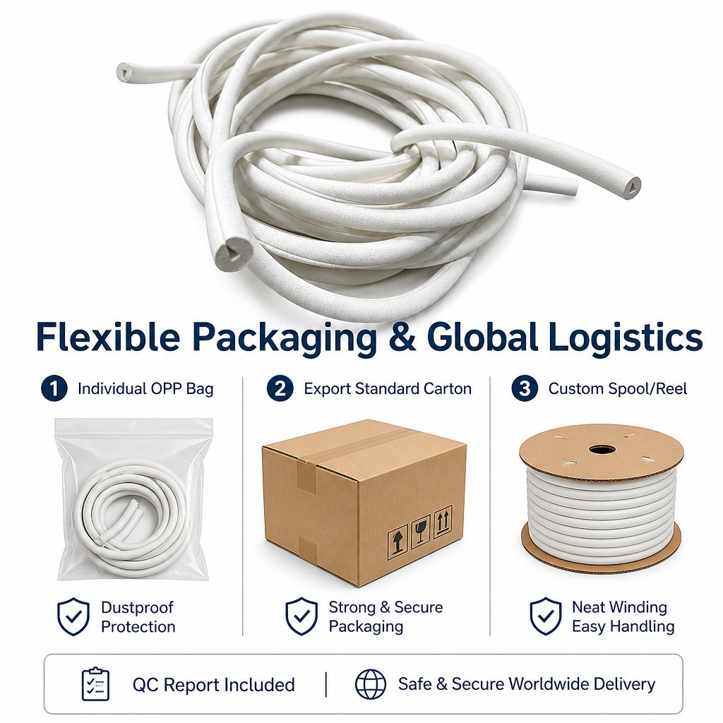 White Flexible Rubber Hose - Custom Silicone Tubing for Fluid Transfer product image 7