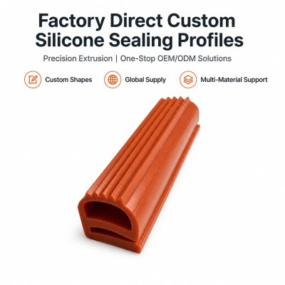Custom EPDM Rubber Sealing Strip - Weatherproof Extrusion Profile OEM/ODM