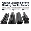 Custom Rubber Sealing Strip - Silicone and EPDM Extrusion Profile