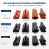 Custom Rubber Sealing Strip - Silicone and EPDM Extrusion Profile