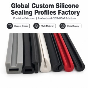 Flexible Rubber Sealing Strip - EPDM Edge Trim for Industrial Equipment