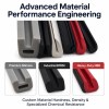 Flexible Rubber Sealing Strip - EPDM Edge Trim for Industrial Equipment