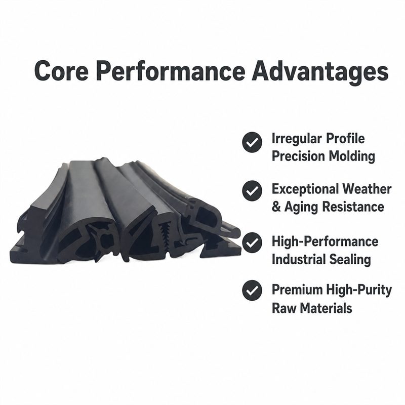 Performance advantages of EPDM rubber sealing profiles