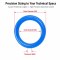 Colored Small-Diameter Silicone Tubing for Fluid and Air Lines