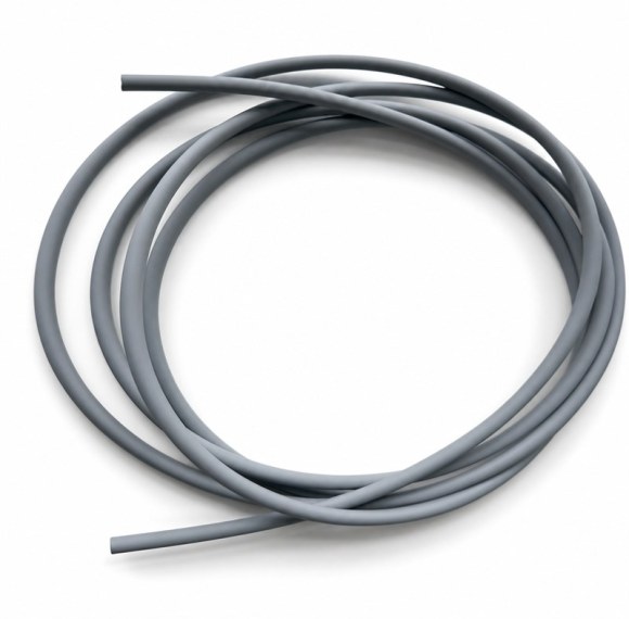 Custom Gray Small-Diameter Rubber Tubing for Precision Fluid Transfer