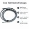 Custom Gray Small-Diameter Rubber Tubing for Precision Fluid Transfer