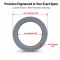 Custom Gray Small-Diameter Rubber Tubing for Precision Fluid Transfer