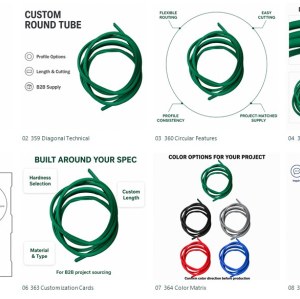 Custom Green Solid Silicone Round Cord for Sealing and Cushioning