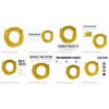 Custom Yellow Silicone Round Cord for Flexible Sealing Applications