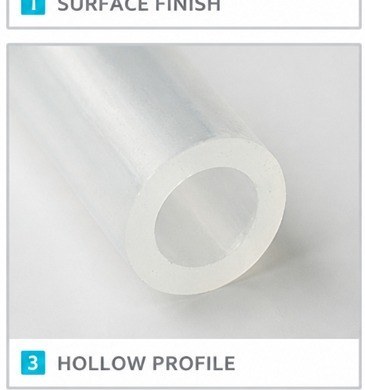 Custom Clear Flexible Tubing for Fluid Transfer