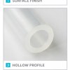 Custom Clear Flexible Tubing for Fluid Transfer