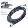 Custom Black EPDM Rubber Tubing for General Equipment Use