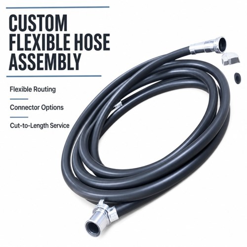 Custom Black EPDM Rubber Tubing for General Equipment Use