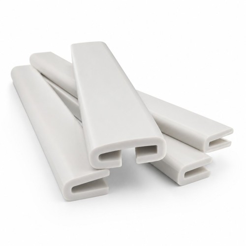 Custom Double-Cavity Silicone Sealing Profile for Equipment Enclosures