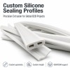 Custom Double-Cavity Silicone Sealing Profile for Equipment Enclosures