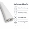 Custom Double-Cavity Silicone Sealing Profile for Equipment Enclosures