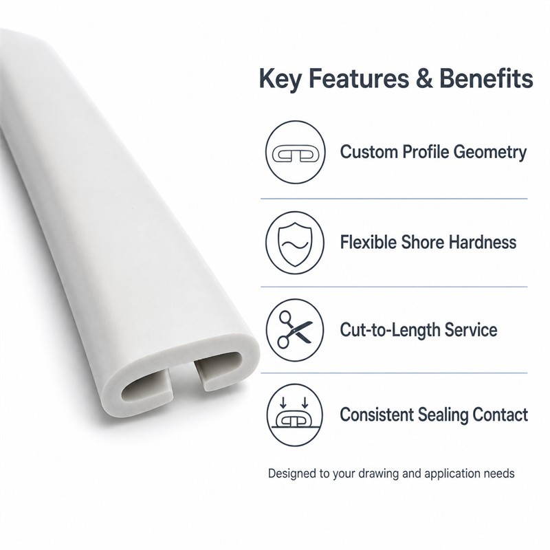 Custom silicone extrusion project view