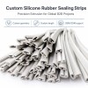 Custom U-Channel Silicone Edge Trim for Panel Protection