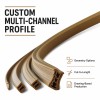 Custom Multi-Cavity Silicone Gasket Profile for Access Covers