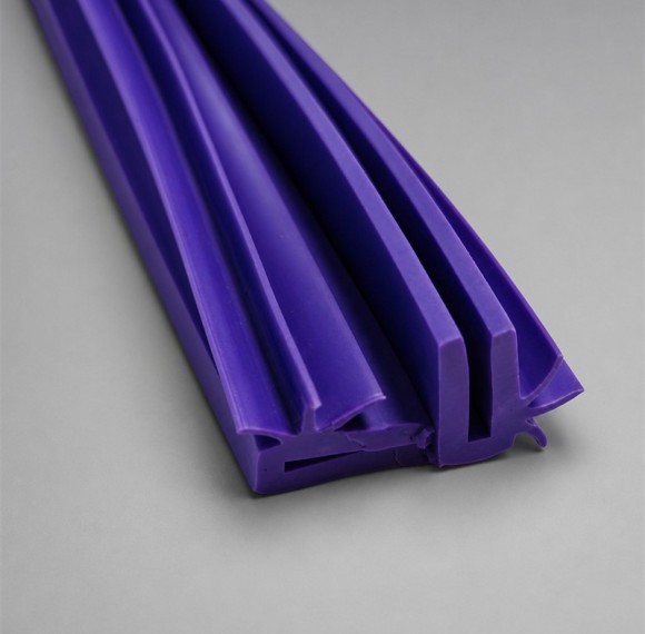 Custom Ribbed Silicone Extrusion for Lighting and Equipment Seals