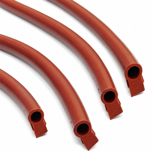 Custom Hollow Bulb Silicone Seal with Side Wing for Appliance Doors