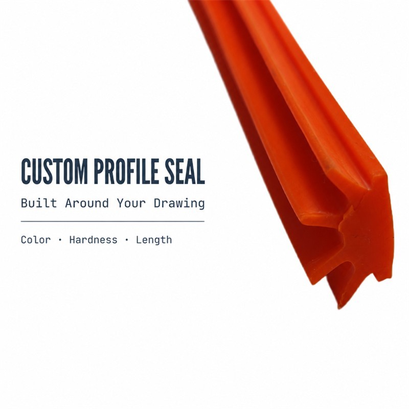 Custom silicone extrusion project view