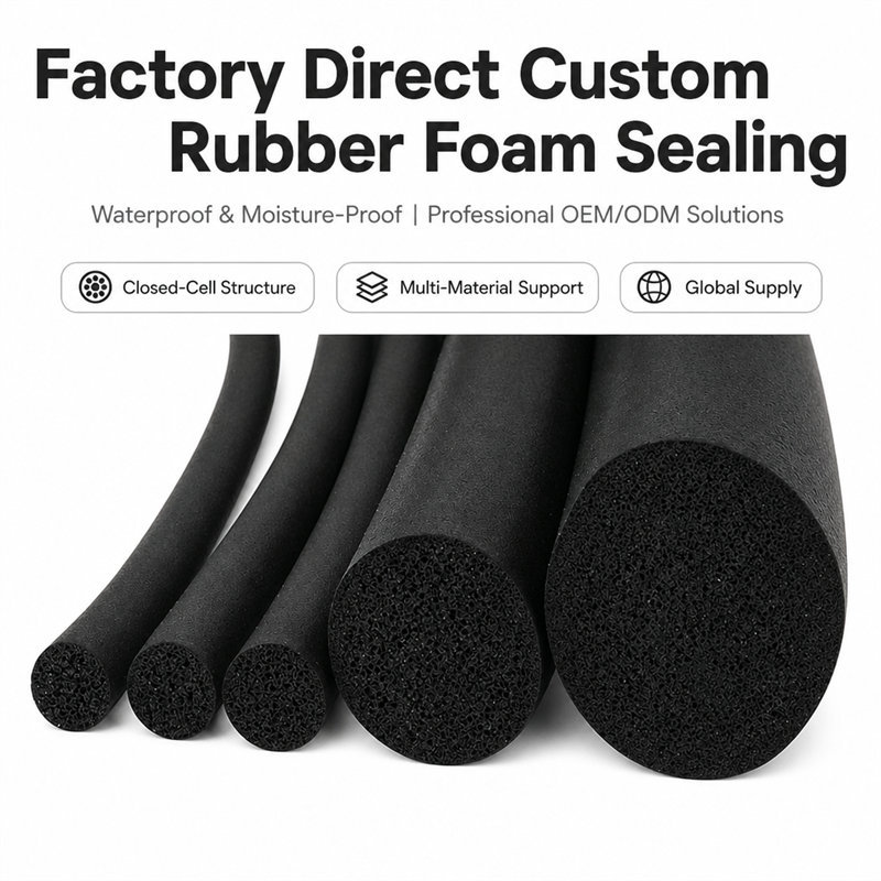 What is the difference between solid and sponge rubber profiles?