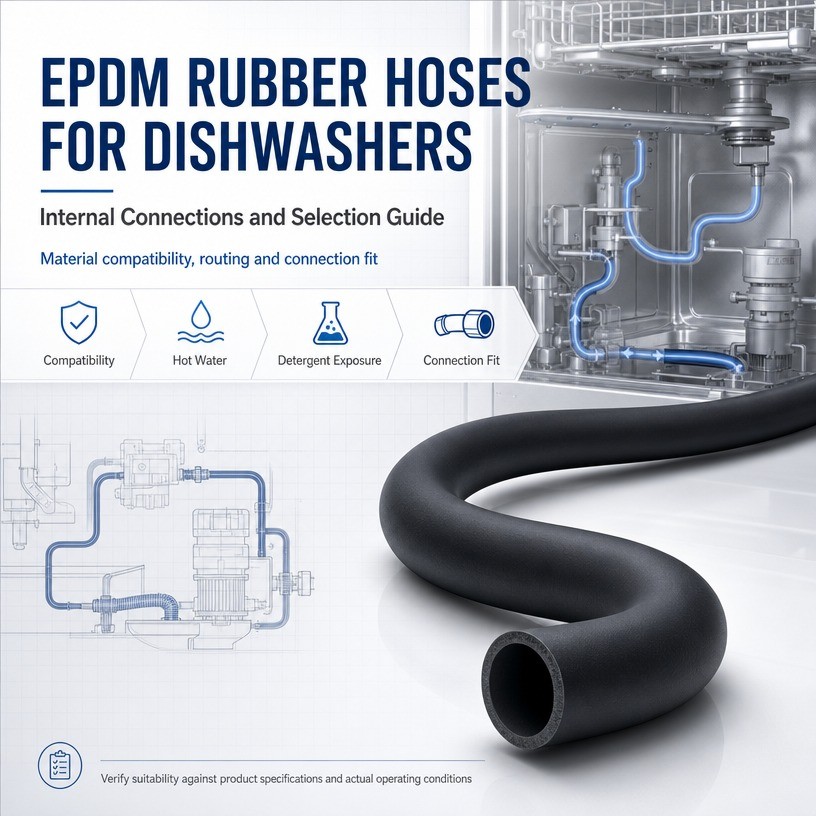 EPDM Rubber Hoses for Dishwashers: Internal Connections and Selection Guide