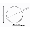 Anti - Slip Coated PVC Sleeve for  Steel Frame Structures