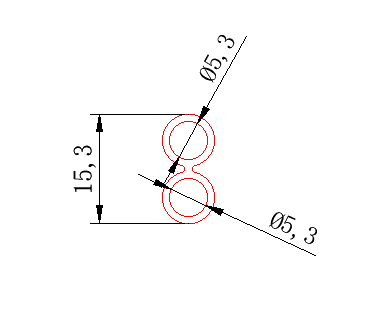 UV-Resistant Double-Hole Rubber Sleeve for Automotive Cable Heat-Proof and Non-Conductive for Enhanced Electrical Safety