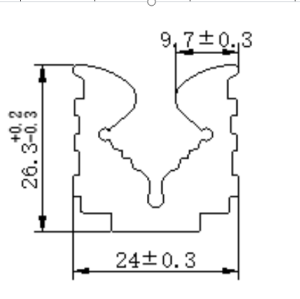 Flexible PVC Profiles for Golf Club Fixture Shock-Absorbing and Lightweight for Enhanced Golf Equipment Performance