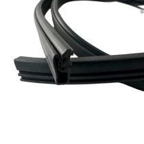 Custom Extruded Silicone Rubber Sealing Strip High Temperature  Waterproof Flexible Moulding Cutting