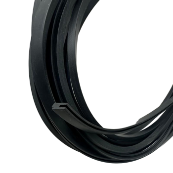 Heavy-Duty TPV Square Seal Strip for Vibration Dampening Weatherproof and Noise-Reducing for Industrial Machinery Applications