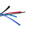 Flexible Electrical Insulation Heat Shrink Tubing Silicone Rubber Tube Black Gray Red Shrinkage Sleeve