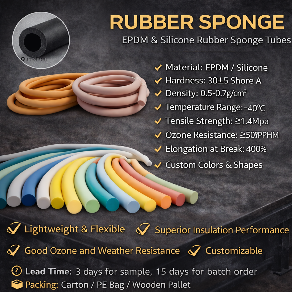 Rubber Foam Tubes
