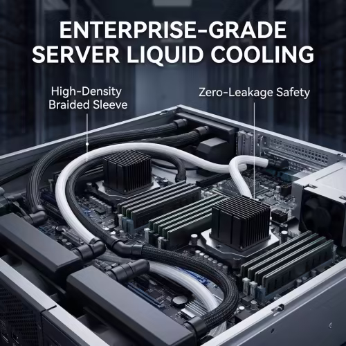 High-Performance Flexible Rubber Braided Hoses for CPU Cooling
