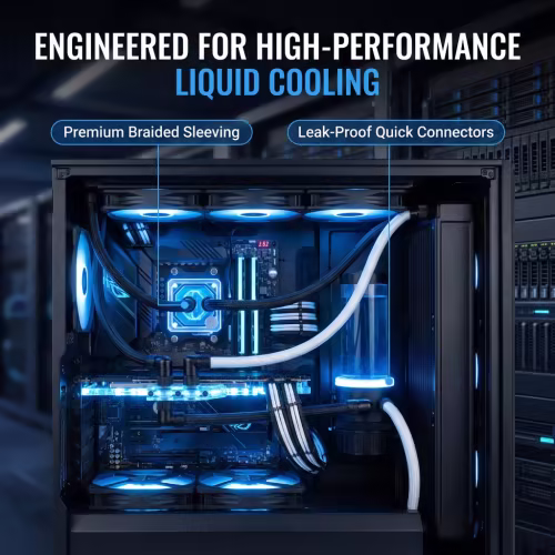 Easy-to-Install Chemical-Resistant Rubber Hose for Long-Lasting Liquid Cooling Maintenance