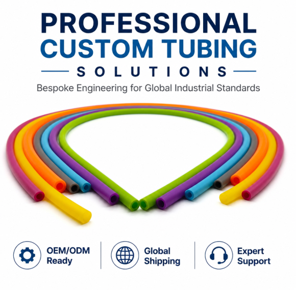 Custom High-quality Flexible Pure Silicone Hoses, Elastic Rubber Tubes, High-temp  Silicone Tubes