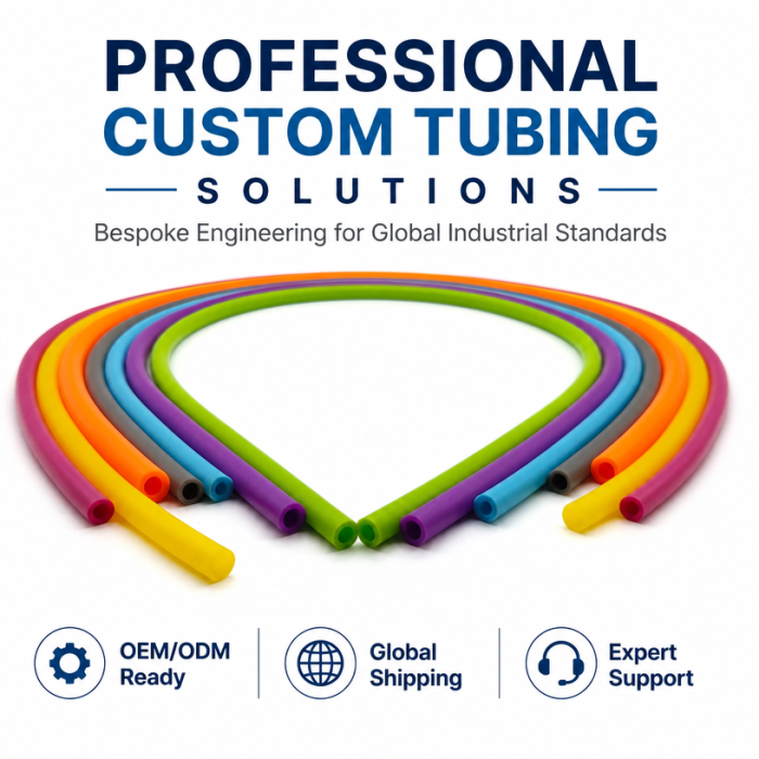 Custom High-quality Flexible Pure Silicone Hoses, Elastic Rubber Tubes, High-temp  Silicone Tubes