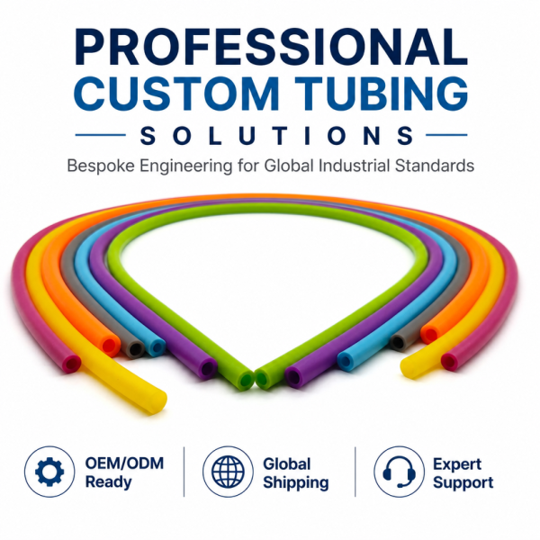Custom High-quality Flexible Pure Silicone Hoses, Elastic Rubber Tubes, High-temp Silicone Tubes