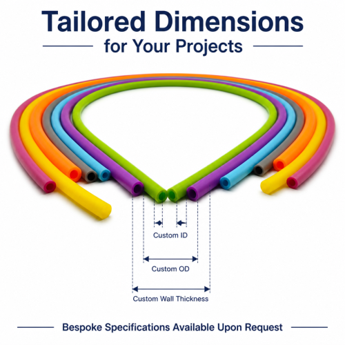 Custom High-quality Flexible Pure Silicone Hoses, Elastic Rubber Tubes, High-temp  Silicone Tubes
