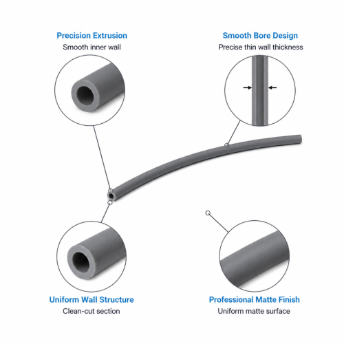 Professional Custom Extruded Silicone Tube | High Temperature Resistant Hose