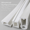 White flexible silicone extruded profiles / silicone tubing / flexible silicone strips